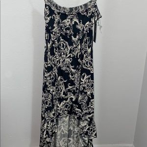 Black & White High Low Dress